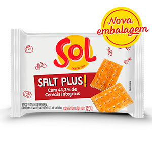 Biscoito Salgado Salt Integral