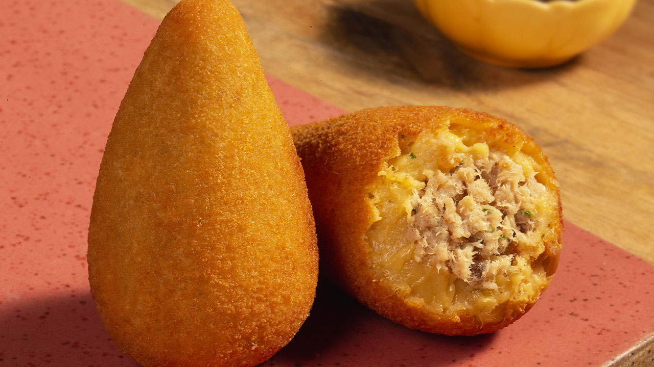 Coxinha de pernil