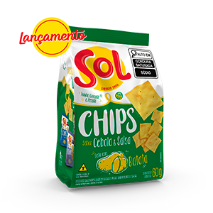 Salgadinho CHIP´S Sabor CEBOLA E SALSA
