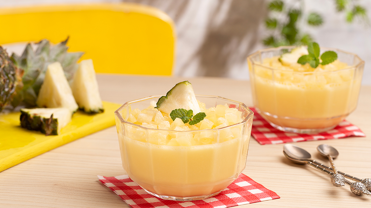 Mousse de abacaxi